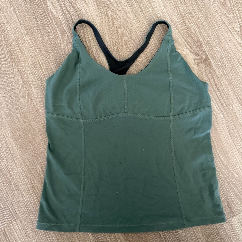 Prana momento green athletic tank Sz M